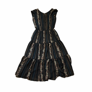 HK Works London Women’s Floral Striped Maxi Dress